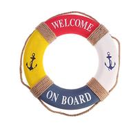Holibanna Hanging Foam Lifebuoy Decoration Nautical Lifebuoy Ring Wall Welcome Mediterranean Style Crafts