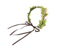 Holibanna Heart Shaped Floral Headband Lightweight Comfort Unisex Men Women Cosplay Crown For Elf Themed Costume Parties And Photo Shoots