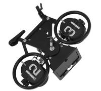 Holibanna Horloge de Table Vintage Forme de Vélo Pendule Poser Mécanique à Rabat Décoration Rétro pour Bureau et Maison Noir