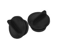 Holibanna Housse de Support D'ombrelle Noire Insert de Poids pour Parapluie, Bouchon de Fixation du Mât de Parasol en Plastique, 2pcs, Facile à Installer pour Sandales Femme
