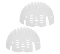 Holibanna Insert de Casque de Chantier Baseball Blanc 2 Pcs Coque Antichoc Légère et Respirante Doublure Intérieure Ajustable pour Protection Tête et Confort Prolongé sur Chantier