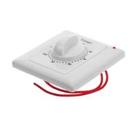 Holibanna Interrupteur Minuterie Mécanique Mural Intérieur pour Prises Électriques Minuterie Analogique avec Voyant Lumineux pour Lampes et Appareils Électriques