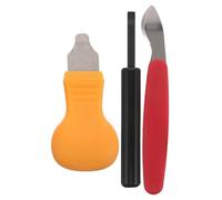 Holibanna Kit D’Outils de Réparation de Montres 3 Pièces en Acier Renforcé, Ouvre-boîtier Arrière Précis, Outil D’Entretien pour Changement de Pile, Adapté aux Horlogers Professionnels