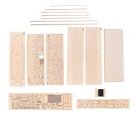 Holibanna Kit de Maquette Bateau Bois DIY Bois pour Décoration Maison et Jeu Garçon Fille Modèle de Voilier Classique à Assembler Kit de Bricolage Créatif