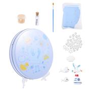 Holibanna Kit Souvenir D'empreinte de Bébé Boue Douce pour Laisser Empreinte Main et Pied, Présent Naissance pour -né, Décoration Personnalisée