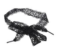 Holibanna Lacets Élastiques Noirs Dentelle Ruban Décoratif Lacets Plats Pour Baskets Et Chaussures Adultes