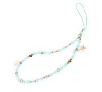 Holibanna Lanière De Téléphone Perte Perles De Cristal Étoile Bracelet De Poignet Pour Téléphone Charmante Accessoire De Mode Pour Filles