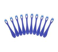 Holibanna Lot De 10 Brosses À Dents En Forme De Chat Pour Adultes Moyennes En Pp Bleues
