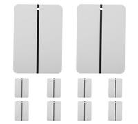 Holibanna Lot de 10 cartes de pulvérisation en aluminium pour voiture | Correspondance précise des couleurs, utilisation mobile, test de peinture, réparation de véhicule