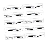 Holibanna Lot De 10 Règles De Pour Sourcils Essence Pour Sourcils Pochoir Pour Sourcils Règle De Mise En Forme Des Sourcils Guide Pour Sourcils Outil De Maquillage Outils