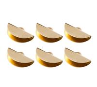 Holibanna Lot de 100 Fermoirs à Sertir Demi Lune Doré en Cuivre Forme Éventail pour Accessoires de Couture et Décoration Facile à Fixer et Résistant la Rouille