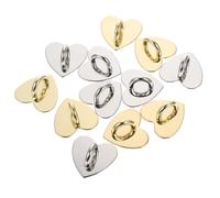 Holibanna Lot de 12 Boucles Décoratives en Alliage de Cœur Or et Argenté Accessoires DIY pour Coques de Téléphone Portable Décorations Auto-Adhésives pour Personnaliser Étuis Téléphone