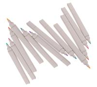 Holibanna Lot de 12 Surligneurs Petits Format Marqueurs Pastel Doux Stylo Marqueur Multifonction pour Scrapbooking et Études Couleurs Variées Macaron et Tons Doux Accessoires Scolaires