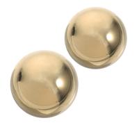 Holibanna Lot De 2 Ballons De Fitness En Laiton Pour Thérapie Des Mains En Cuivre Vicky Ball Pour Transfert Feng Shui Chinois Pour Thérapie Des Mains Pour Exercices Du Plancher