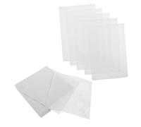 Holibanna Lot De 20 Films Thermocollants Double Face Adhésif Thermocollant Pour Tissu Blanc