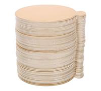 Holibanna Lot de 200 Plateaux à Gâteaux Ronds en Carton Doré Bases Décoratives pour Mousses et Cupcakes Supports Résistants à la Graisse pour Présentation de Desserts Pâtisseries Fêtes