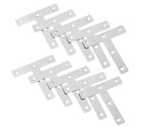Holibanna Lot de 30 Connecteurs d'angle Universels en Acier Inoxydable pour Meubles Supports d'angle en L Plaques De Jonction Connecteurs en Acier Inoxydable Supports