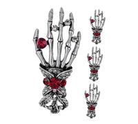 Holibanna Lot De 4 Broches Punk : Épingles À En Façonnées Main Pour Hommes Et Femmes - corsage Rétro En Pour, Pulls Et Accessoires De Mode