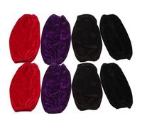 Holibanna Lot de 4 Paires de Manchons Longs en Velours Doré Épais Résistants à L’Huile et à la Poussière Protège-Bras Imperméables Cuisine Jardinage Nettoyage et Travaux Industriels