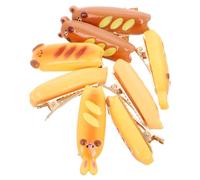 Holibanna Lot De 4 Paires D'Épingles À Cheveux Imitation Élégantes Colorées À Thème Alimentaire Pour Femmes Amusantes En Plastique