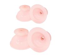 Holibanna Lot de 4 Ventouses en Silicone sans Flamme pour Massage Accessoires de Soins du Corps Ventouses sous Vide pour Usage à Salon Renforce Système Immunitaire