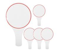 Holibanna Lot de 5 Tableaux de Score Vierges Face en Mousse Blanche Poignée, Structure Solide et Flexible, pour Jury et Vote Lors D’activités