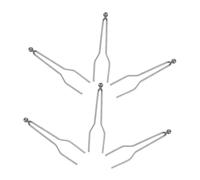 Holibanna Lot De 6 Pointes De Rechange En Nickel-Chrome Pour Pyrogravure Pointes De Fil Pour Pyrogravure Gris Foncé