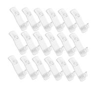 Holibanna Lot De 60 Piquets De Support D'Étagère En Plastique Transparent Pour Bibliothèque Meuble Meuble
