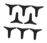 Holibanna Lot De 8 Pieds De Meubles en Métal Pieds De Table Pieds De Chaise Pieds Dorés Pieds De Table De Chevet Pieds De Canapé De Style Transitionnel Pieds Pliants Pieds De Canapé