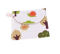 Holibanna Lot De 8 Pochettes Porte-Serviettes Hygiéniques Pratiques en Tissu Solide Résistant à La Déchirure pour Femmes Filles, Organisateur Portable Grosse Capacité Voyage Extérieur