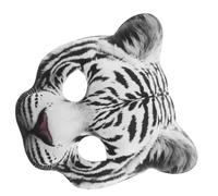 Holibanna Masque Demi-visage Tigre EVA Léger pour Carnaval et Halloween Masque Animal Original pour Fête Costumée et Cosplay