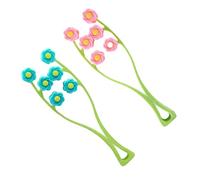 Holibanna masseurs outils de massage du visage 2 Pcs 1 Set style chic fleur PP pour massage facial et modification des lignes du visage Couleur Aléatoire