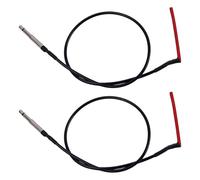 Holibanna Micro Piézoélectrique 2pcs pour Ukulélé avec Transducteur Métallique et Prise Jack 2,5 mm pour Captation du Son en Scène