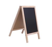 Holibanna Mini Tableau Double Face Bois avec Chevalet Trépied Ardoise Message pour Comptoir de Bar Support Stable pour Garçon Fille et Décoration Couleur Aléatoire Couleur Aléatoire