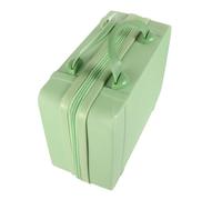 Holibanna Mini-valise Résistant Logo Cas Répandre Bibelot Animal De Compagnie Bagage Étui à Pinceaux De Maquillage De Voyage Prétendre Service Valises Fonctionner Abdos Green