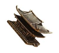 Holibanna Miniature Pagoda Laiton Vintage Statue Décorative Asiatique pour Jardin Zen Aquarium Et Maison Élégante Figurine De Pavillon pour Décoration Intérieure Et Extérieure