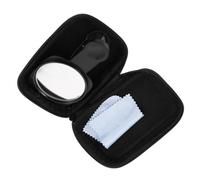 Holibanna Miroir à Selfie Clip Miroir Rond rétroviseurs de Voiture Miroir pour casier magnétique Étui de téléphone au Visage Miroir Nano adhésif vlog Selfie Miroir Plastique Noir
