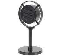 Holibanna Modèle de Microphone Vintage en Abs Noir, Micro Antique pour Décoration et Jeu de Rôle, Accessoire Léger et Solide pour Fêtes, Photographie et Studio Photo