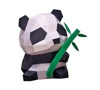 Holibanna Modèle en Papier 3D Panda Mignon Kit DIY Géométrique Décoration Intérieure en Origami Jouet Éducatif pour Garçon et Activités Manuelles Sculpture en Papier
