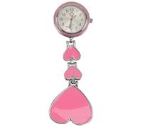 Holibanna Montre de Poche Infirmière Forme Cœur à Aiguille en Acier Inoxydable pour Étudiants et Professionnels de Santé