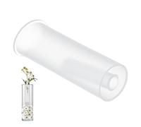 Holibanna Moule à Vase Cylindrique en Silicone Blanc pour DIY, Surface Lisse et Design Portable, pour Projets D'artisanat Créatif la Maison