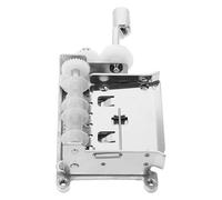 Holibanna Mouvement Musical DIY à Manivelle 15 Notes avec Engrenage en Cuivre Alliage Argenté, Facile à Assembler pour Créer Votre Propre Mélodie, pour Ateliers de Loisirs Créatifs