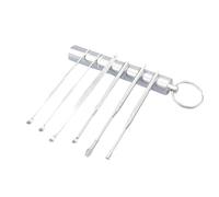 Holibanna -oreille Portable Acier Inoxydable Ensemble Outils Spirale Pour Adulte Outil Précis Extraction Oreille