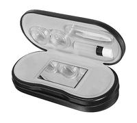 Holibanna Organisateur De Lunettes Polyvalent Boîte De Lunettes Portable à Double Couche Étui Rigide De Voyage pour Lunettes Rangement Pratique Et Compact pour Vos Lunettes