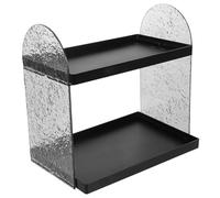 Holibanna Organisateur de Maquillage Transparent Étagère de Rangement Cosmétique pour Bureau et Salle de Bains Support Pratique et pour Soins de Peau et Cosmétiques