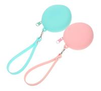 Holibanna Organisateur De Voyage en Silicone pour Écouteurs Étui pour Cordon avec Fermeture Éclair Compact pour Appareils Électroniques Bracelet Inclus