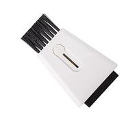 Holibanna Outil de Nettoyage Clavier Double Tête Multifonction, Brosse à Rainures pour Fenêtres, Finitions en PP Léger, Accessoire Électronique pour Nettoyage Précis des Interstices, Coloris Blanc