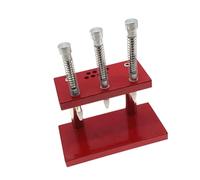 Holibanna Outils de réparation de Montres Outils de kit de Montre Remplacement Regarder la Machine de Chargement d'aiguilles Appareil de réparation de Montres Rouge