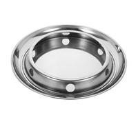 Holibanna Panier à Vapeur Anneau De Fer Rond Support Pour Plan De Travail Support De Table De Cuisson à Gaz Anneau Wok Pour Brûleur à Gaz Support De Poêle à Gaz Silver Acier Inoxydable