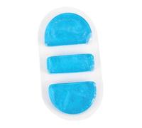 Holibanna Paquet compresse froide d'allaitement Coussinets nasaux en gel Pack de gel réutilisable plaquette nasale rafraîchissante poche de glace nasale rafraîchissante tampon à nez PVC Blue